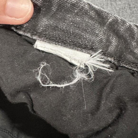 Old Navy Rockstar Super Skinny Jeans Womens 6‎ Black Gray Low Rise Stretch Denim - Picture 7 of 12